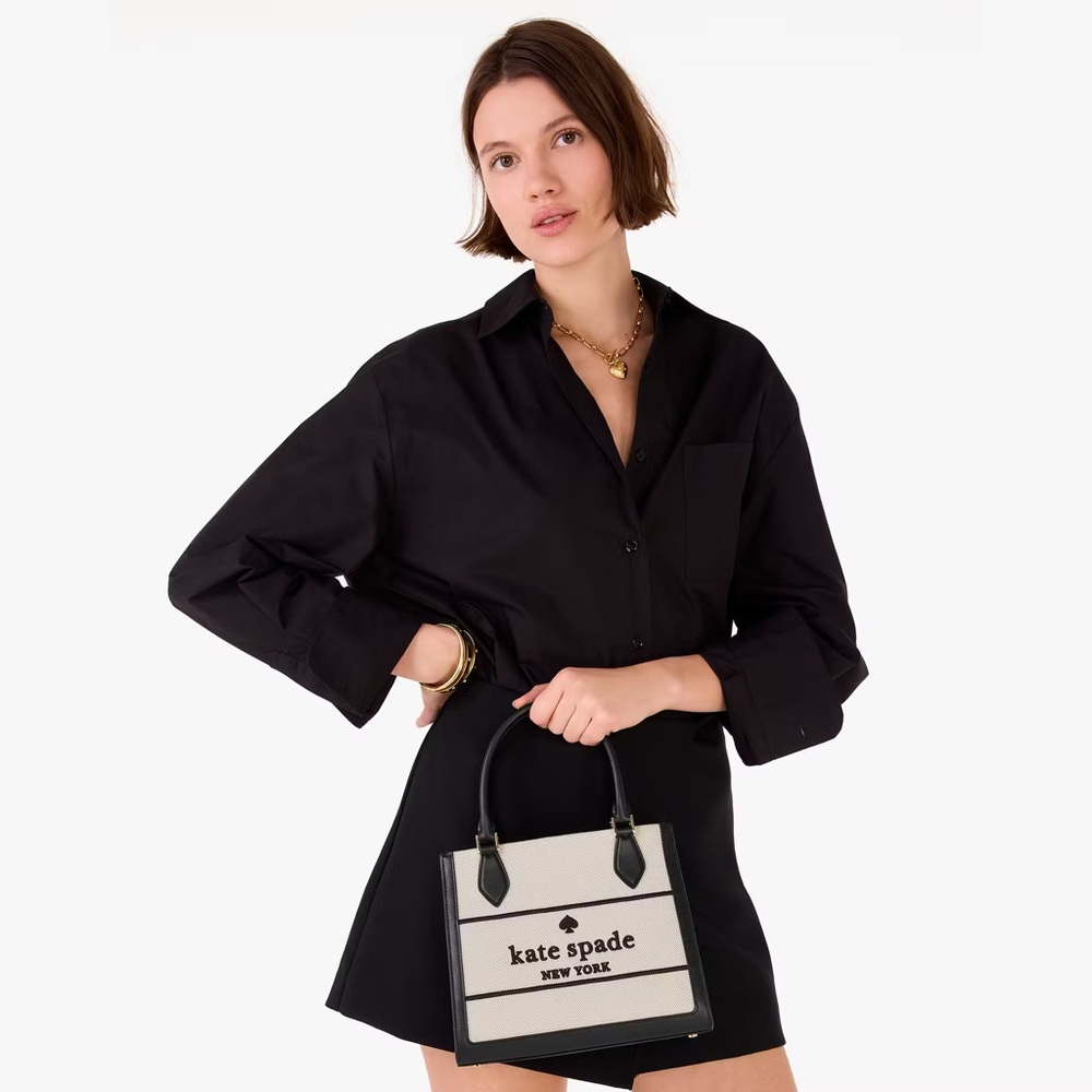 KATE SPADE Ellie Canvas Small Tote - Picture 2 of 6